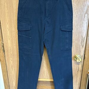 Carhartt Pants Men's 31x34 Blue Relax Cargo BN-3574 M Rugged Flex Cotton NWT
